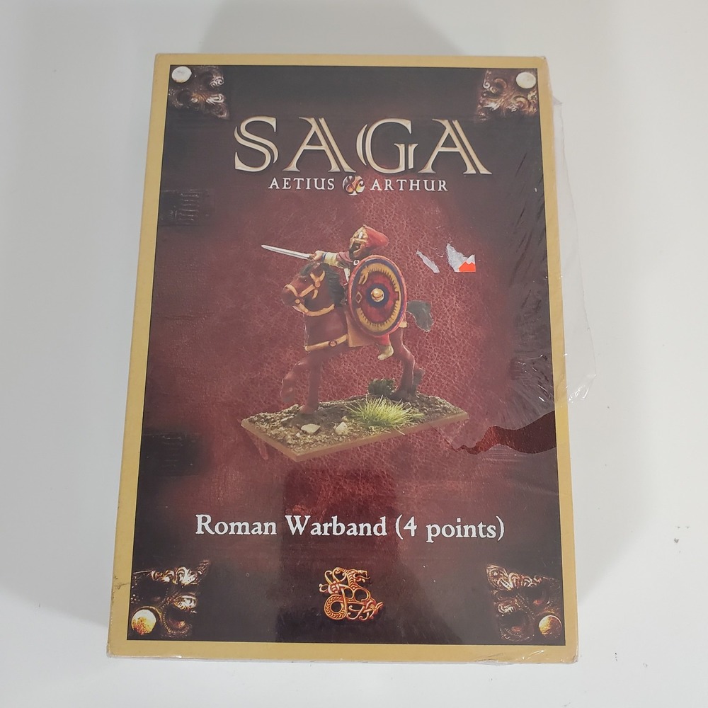 Saga Aetius & Arthur Roman Warband 25 Metal Miniatures AASB04 Mounted Soldiers